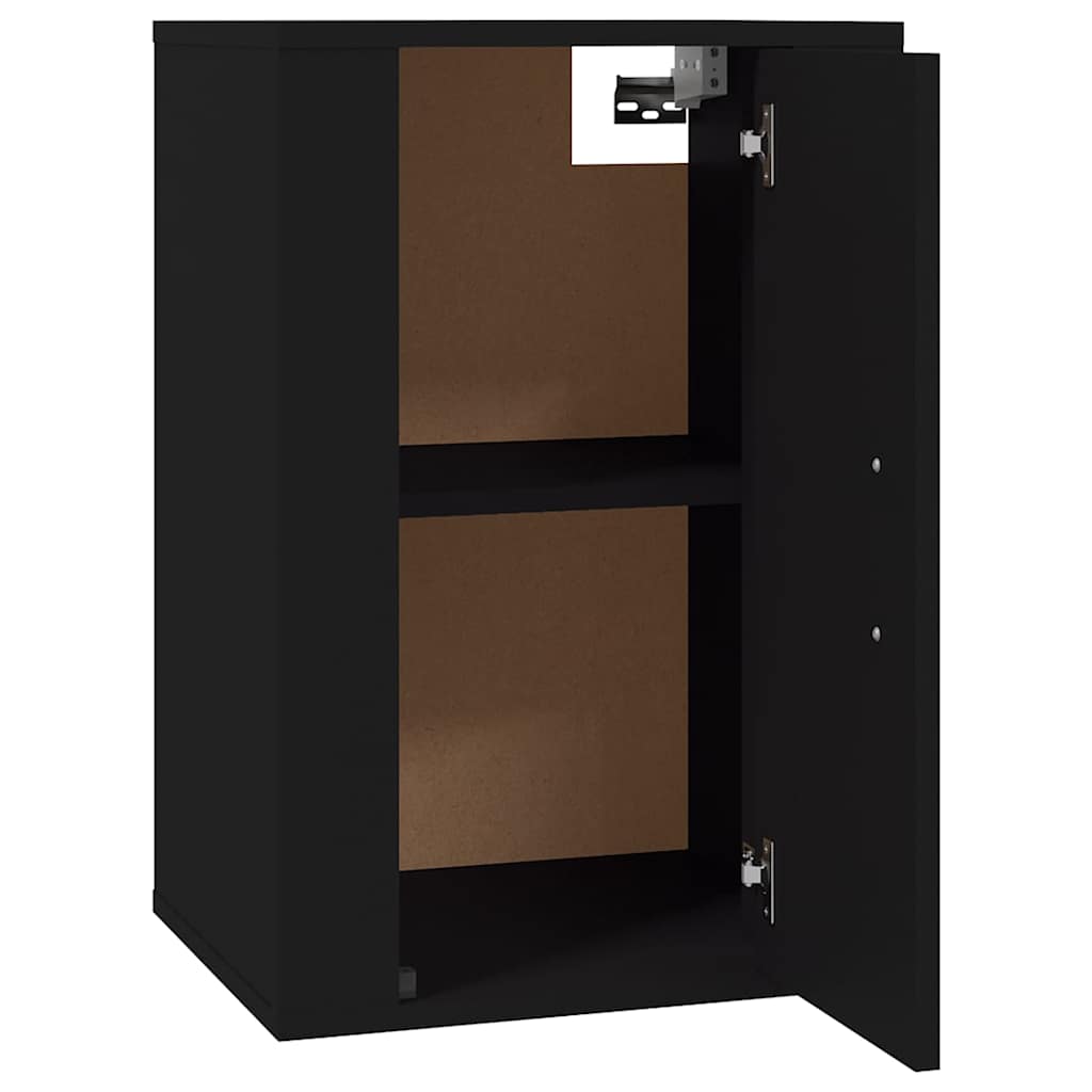 Zidni TV ormarići 2 kom crna 40 x 34,5 x 60 cm