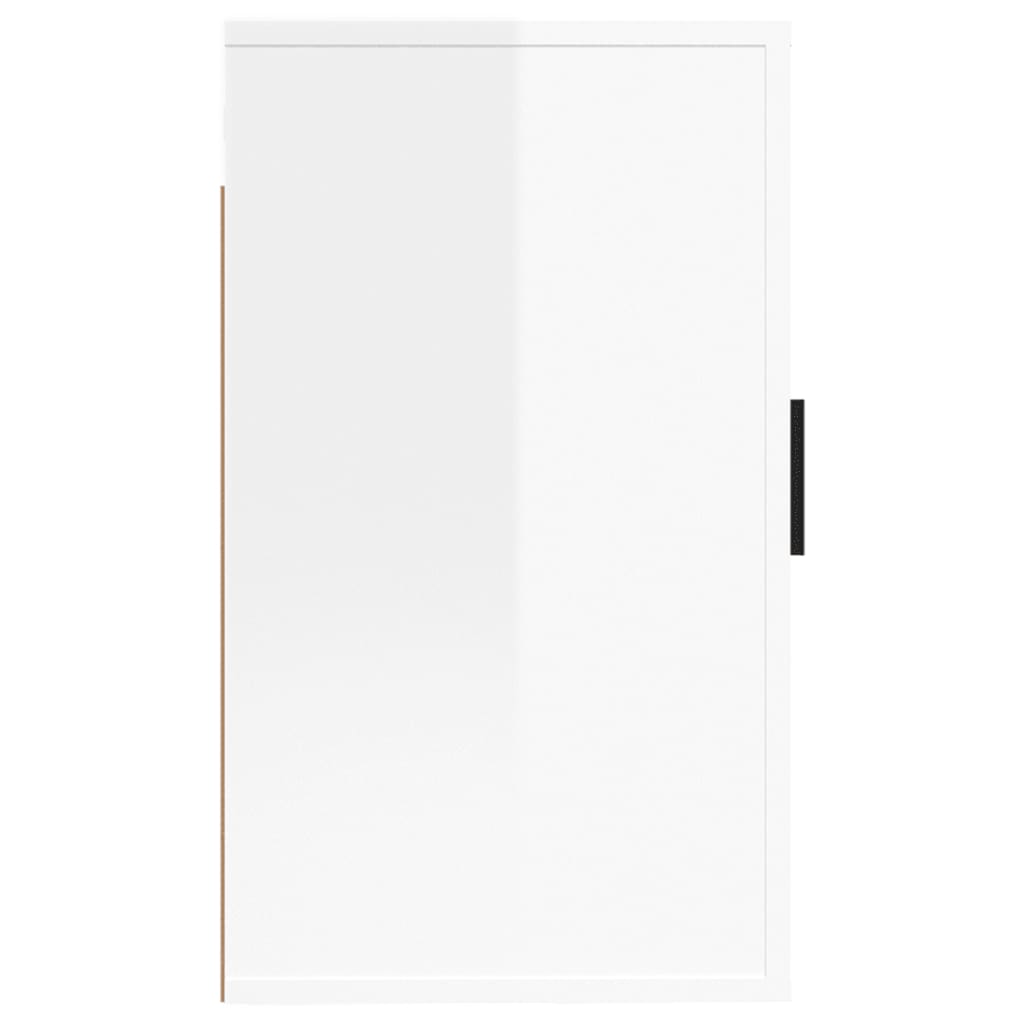 Zidni TV ormarići 2 kom visoki sjaj bijeli 40x34,5x60 cm