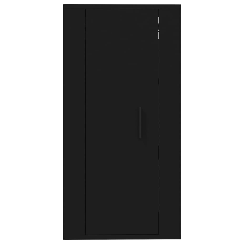 Zidni TV ormarić crna 40x34,5x80 cm