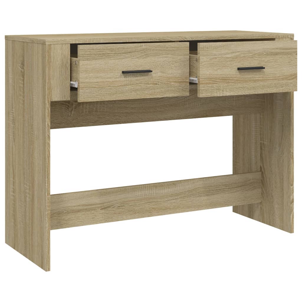 Konzolni stol boja hrasta sonome 100x39x75 cm konstruirano drvo