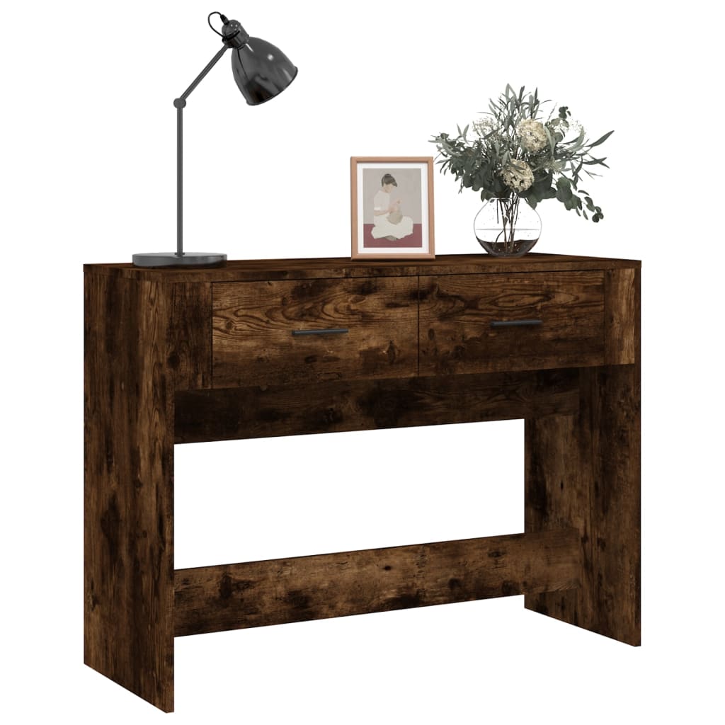 Konzolni stol boja hrasta 100x39x75 cm od konstruiranog drva