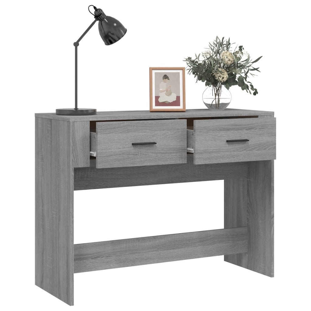 Konzolni stol boja hrasta sonome 100x39x75 cm konstruirano drvo