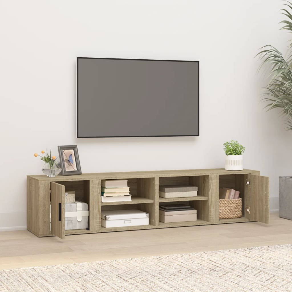 TV ormarići 2 kom boja hrasta sonome 80 x 31,5 x 36 cm drveni