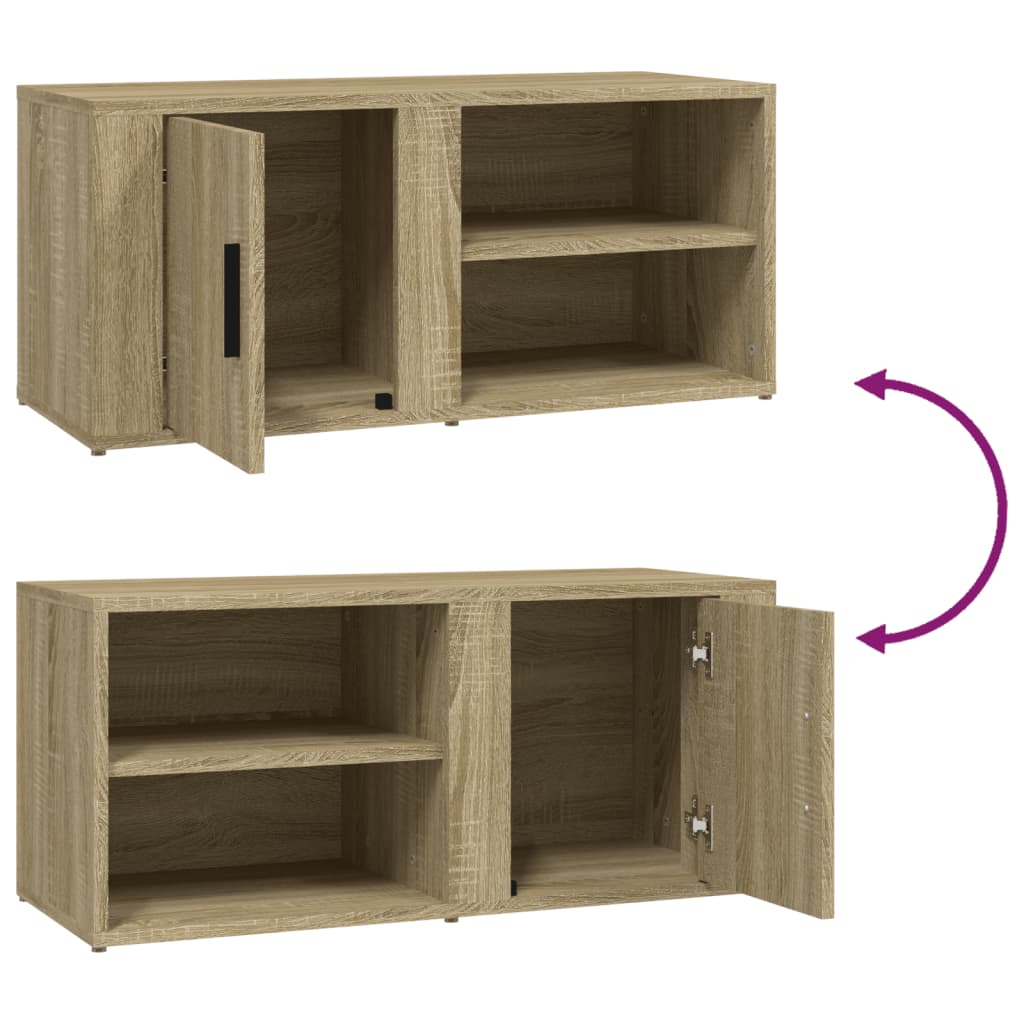 TV ormarići 2 kom boja hrasta sonome 80 x 31,5 x 36 cm drveni
