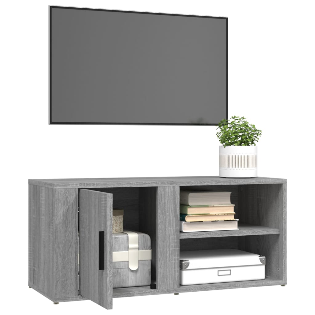 TV ormarići 2 kom boja sivog hrasta sonome 80x31,5x36 cm drveni