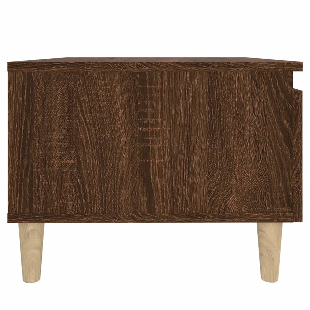 Bočni stolići 2 kom Smeđa hrasta 50x46x35 cm konstruirano drvo
