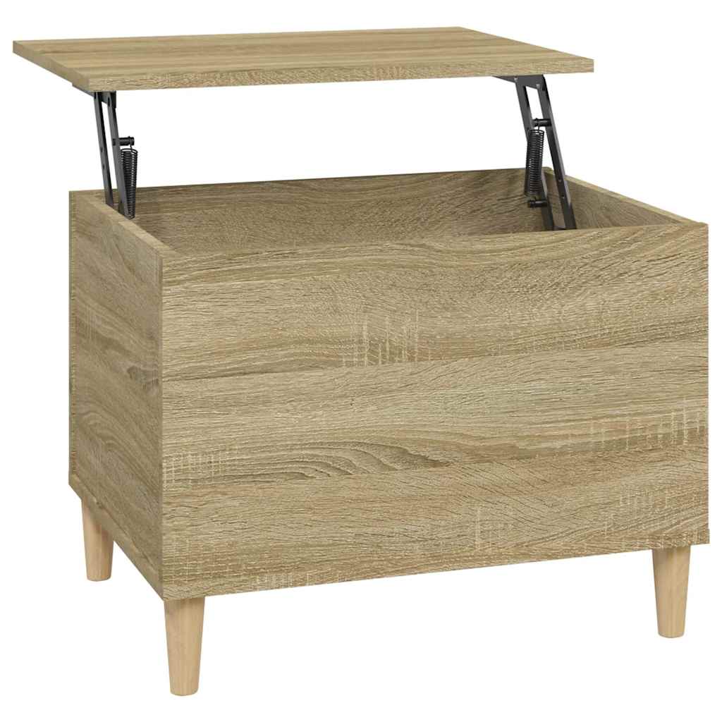 Stolić za kavu boja hrasta 60 x 44,5 x 45 cm konstruirano drvo