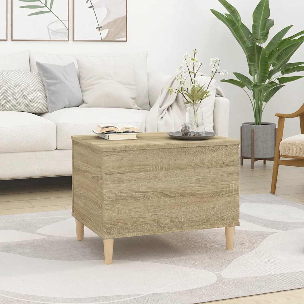 Stolić za kavu boja hrasta 60 x 44,5 x 45 cm konstruirano drvo