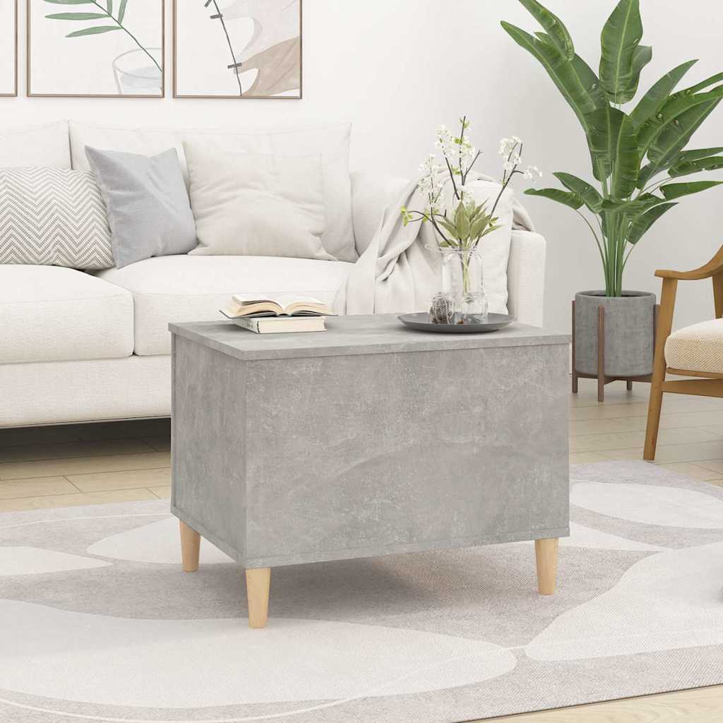 Stolić za kavu boja betona 60 x 44,5 x 45 cm konstruirano drvo