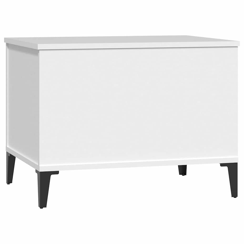 Stolić za kavu bijeli 60 x 44,5 x 45 cm od konstruiranog drva