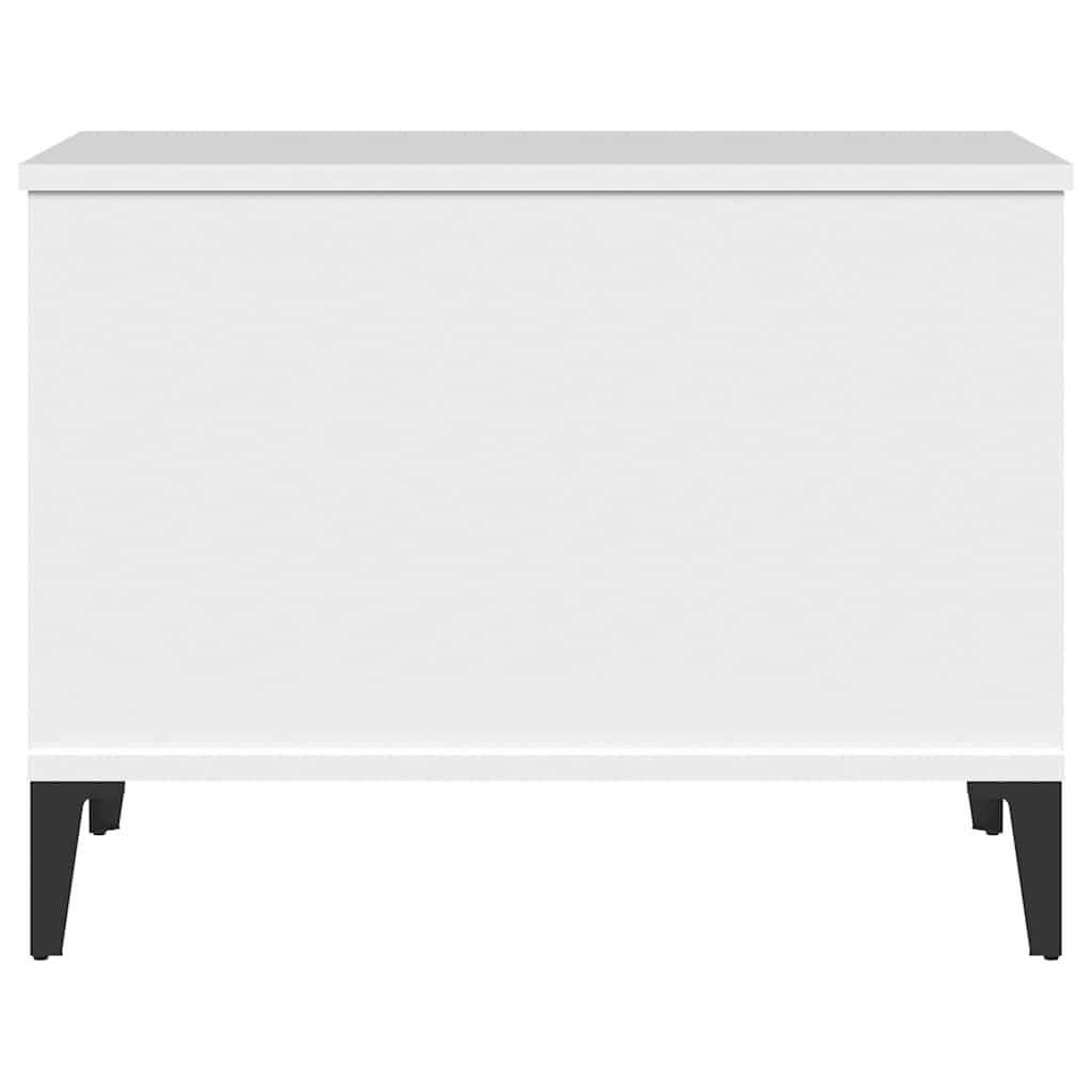 Stolić za kavu bijeli 60 x 44,5 x 45 cm od konstruiranog drva