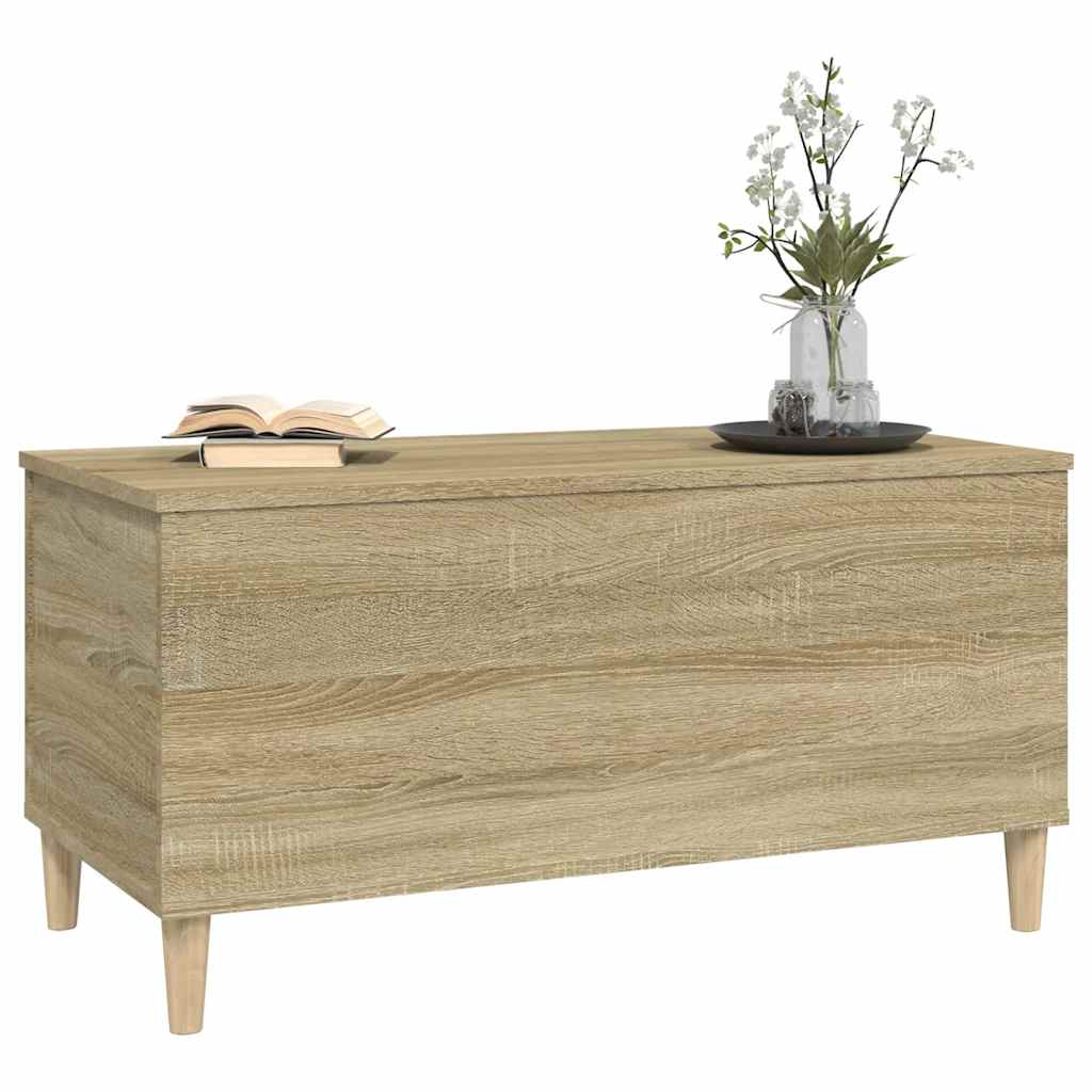 Stolić za kavu boja hrasta 90 x 44,5 x 45 cm konstruirano drvo