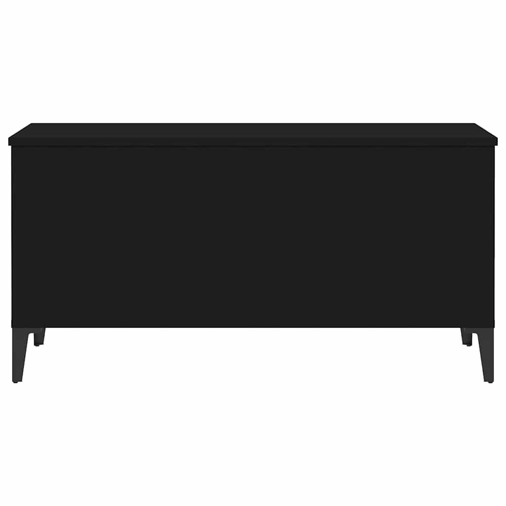 Stolić za kavu crni 90 x 44,5 x 45 cm od konstruiranog drva