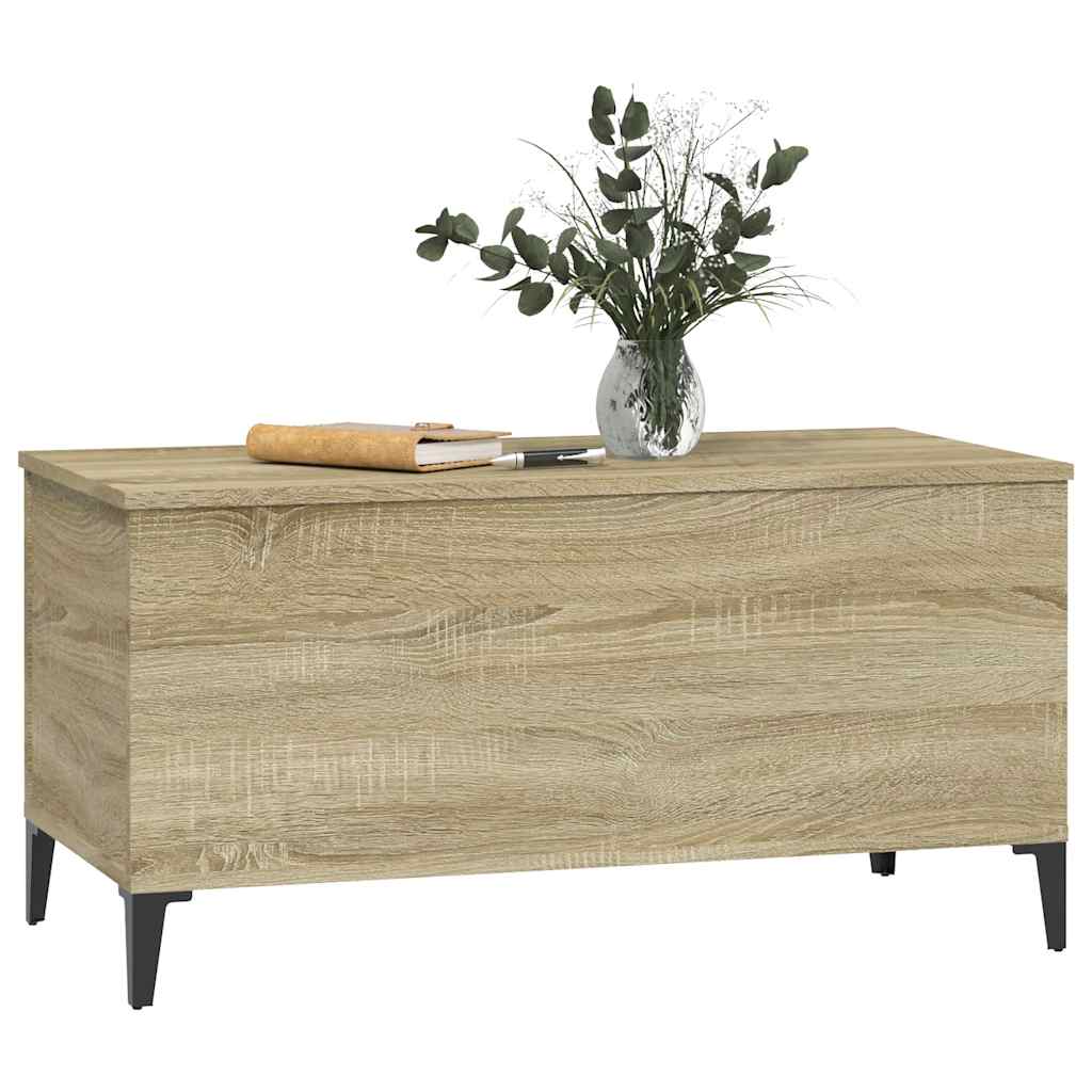 Stolić za kavu boja hrasta 90 x 44,5 x 45 cm konstruirano drvo