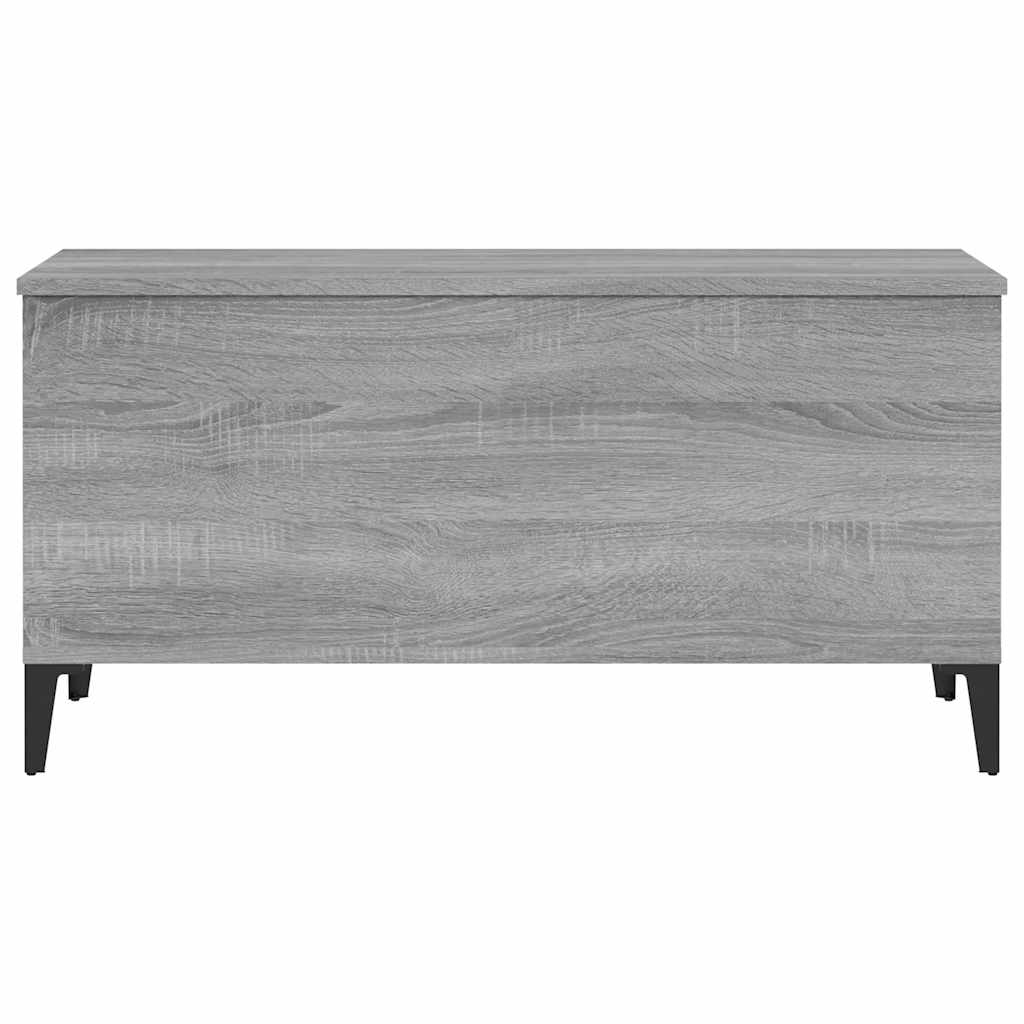 Stolić za kavu siva boja hrasta 90x44,5x45 cm konstruirano drvo