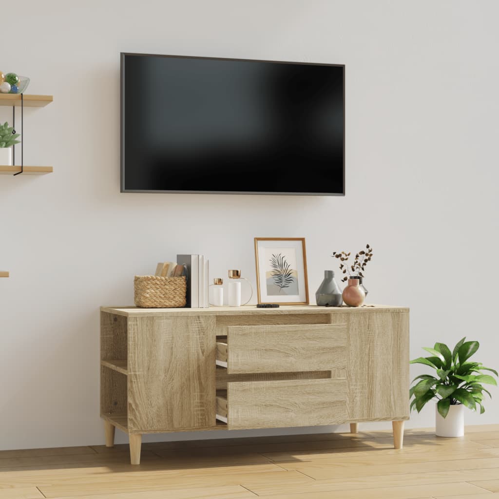 TV ormarić boja hrasta sonome 102x44,5x50 cm konstruirano drvo