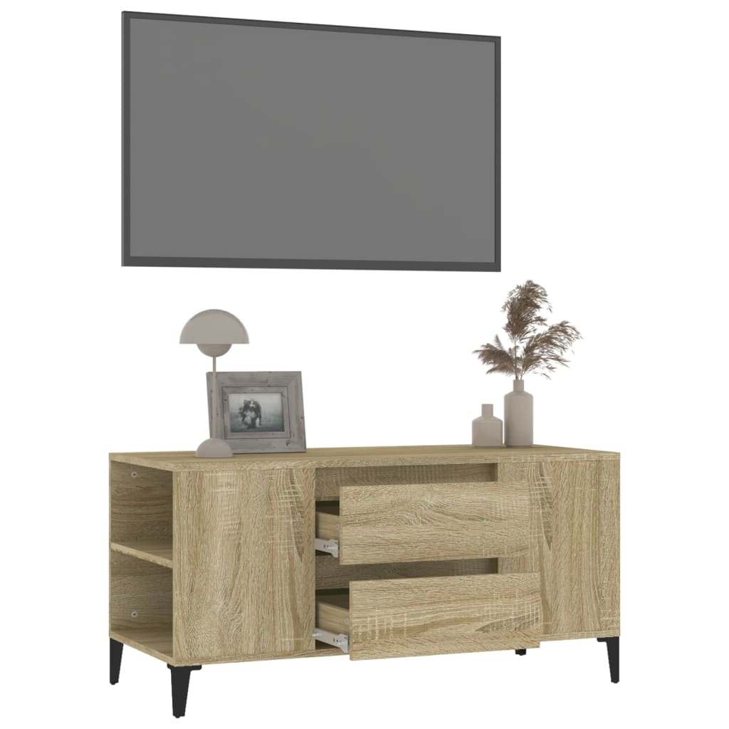 TV ormarić boja hrasta sonome 102x44,5x50 cm konstruirano drvo