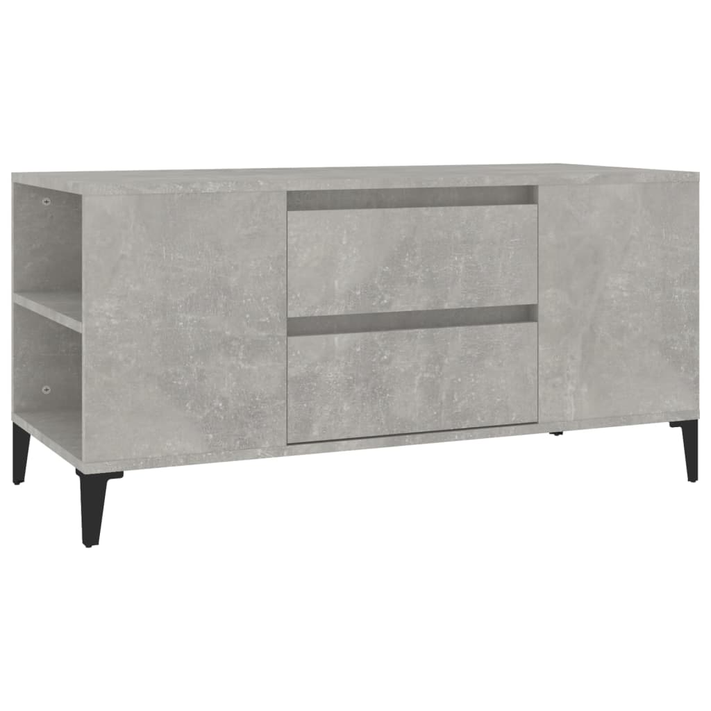 TV ormarić boja betona 102 x 44,5 x 50 cm od konstruiranog drva