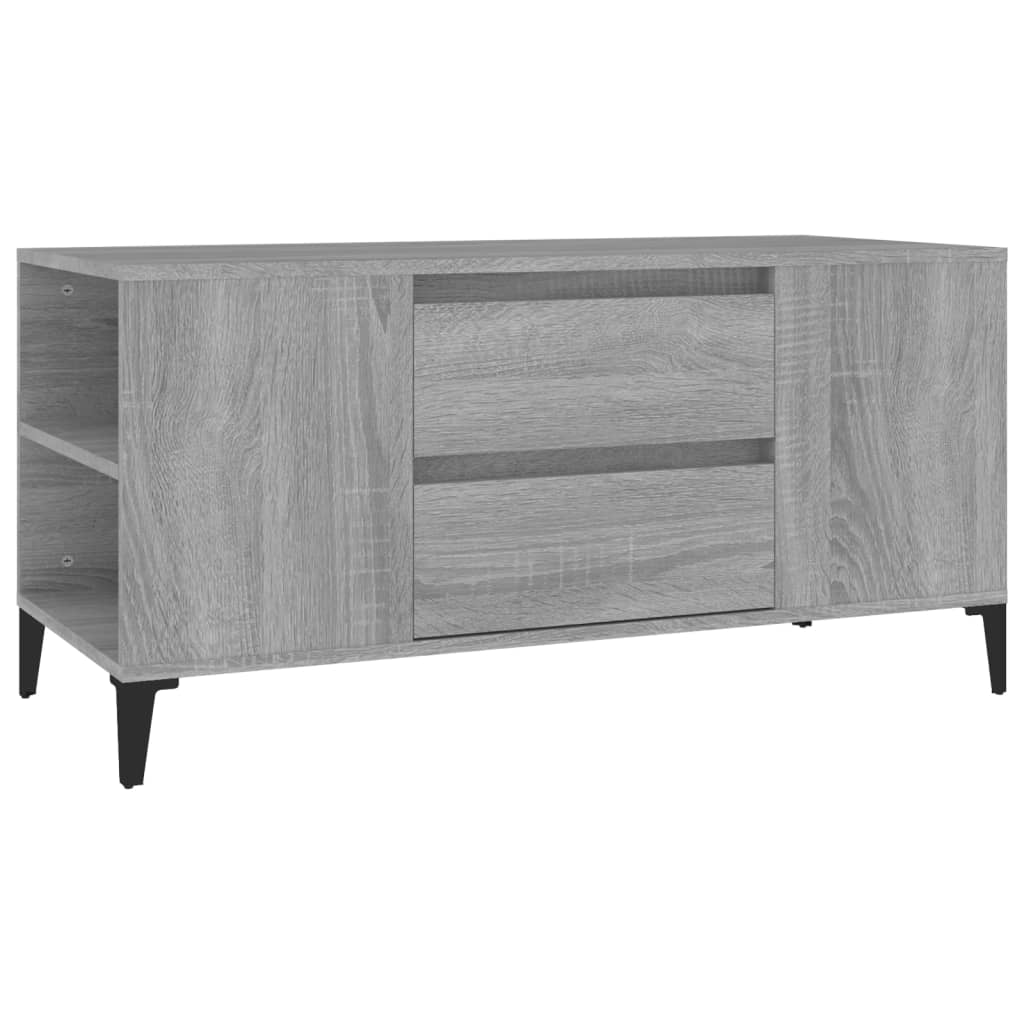TV ormarić boja sivog sonome 102x44,5x50 cm konstruirano drvo