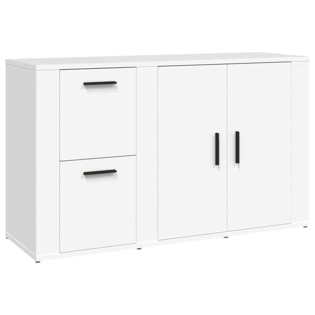 Komoda bijela 100 x 33 x 59,5 cm od konstruiranog drva