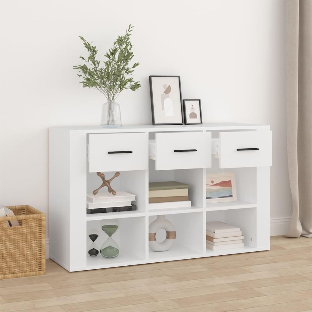 Komoda bijela 100 x 30 x 59,5 cm od konstruiranog drva
