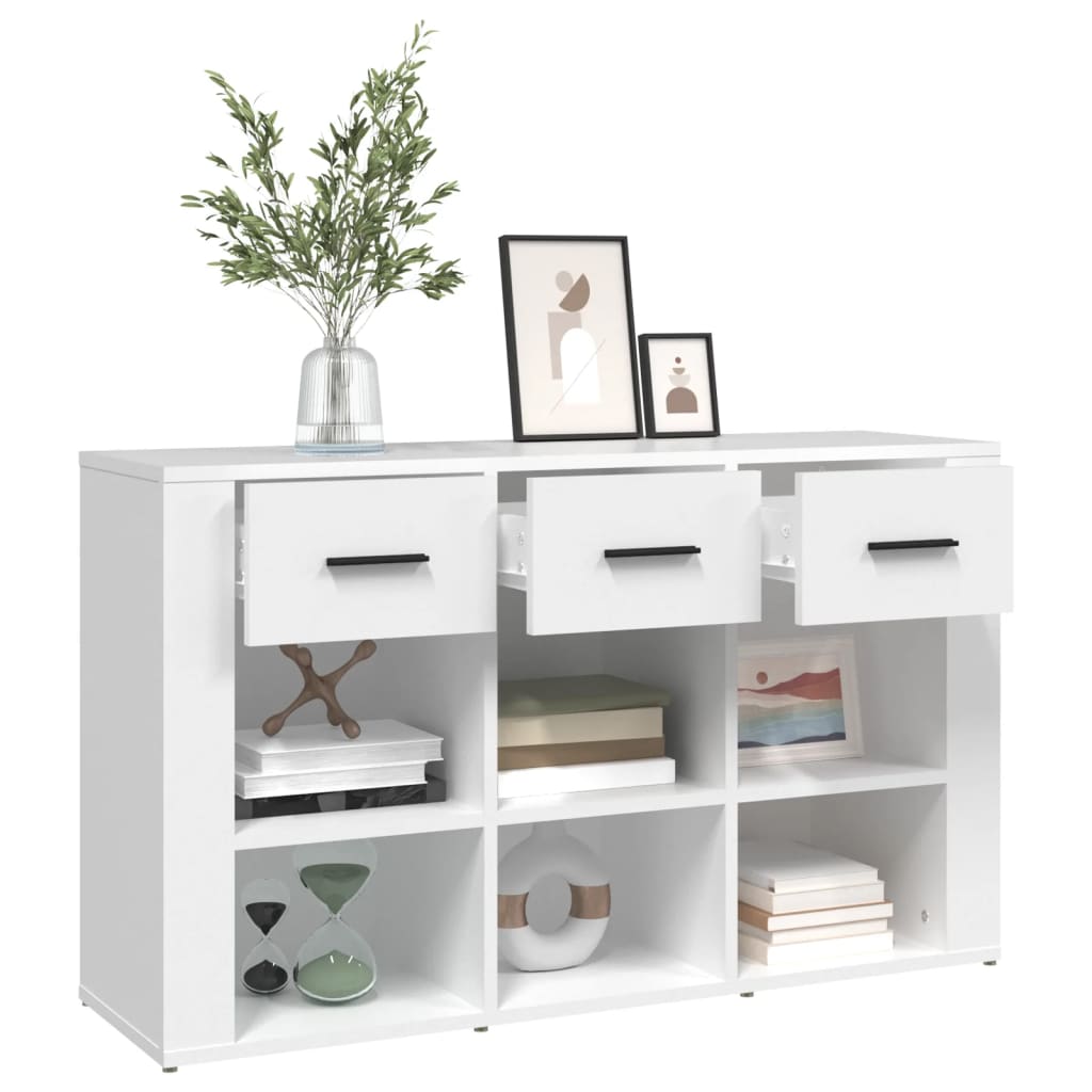Komoda bijela 100 x 30 x 59,5 cm od konstruiranog drva