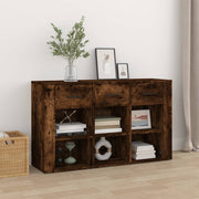 Komoda boja dimljenog hrasta 100x30x59,5 cm konstruirano drvo