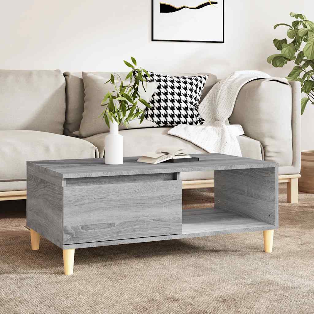 Stolić za kavu boja sivog hrasta 90x50x36,5cm konstruirano drvo