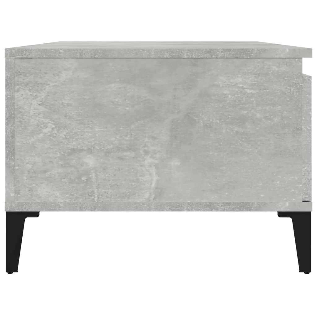 Stolić za kavu boja betona 90x50x36,5 cm konstruirano drvo