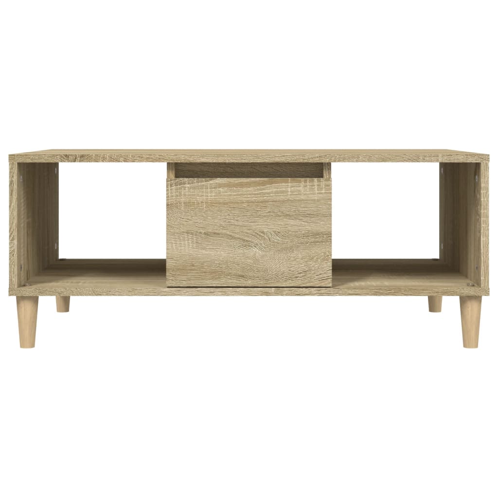 Stolić za kavu boja hrasta 90x50x36,5 cm konstruirano drvo