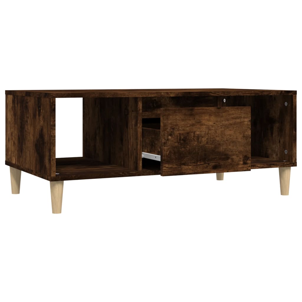 Stolić za kavu boja hrasta 90x50x36,5 cm konstruirano drvo
