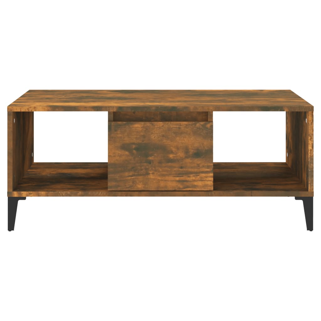 Stolić za kavu boja hrasta 90x50x36,5 cm konstruirano drvo