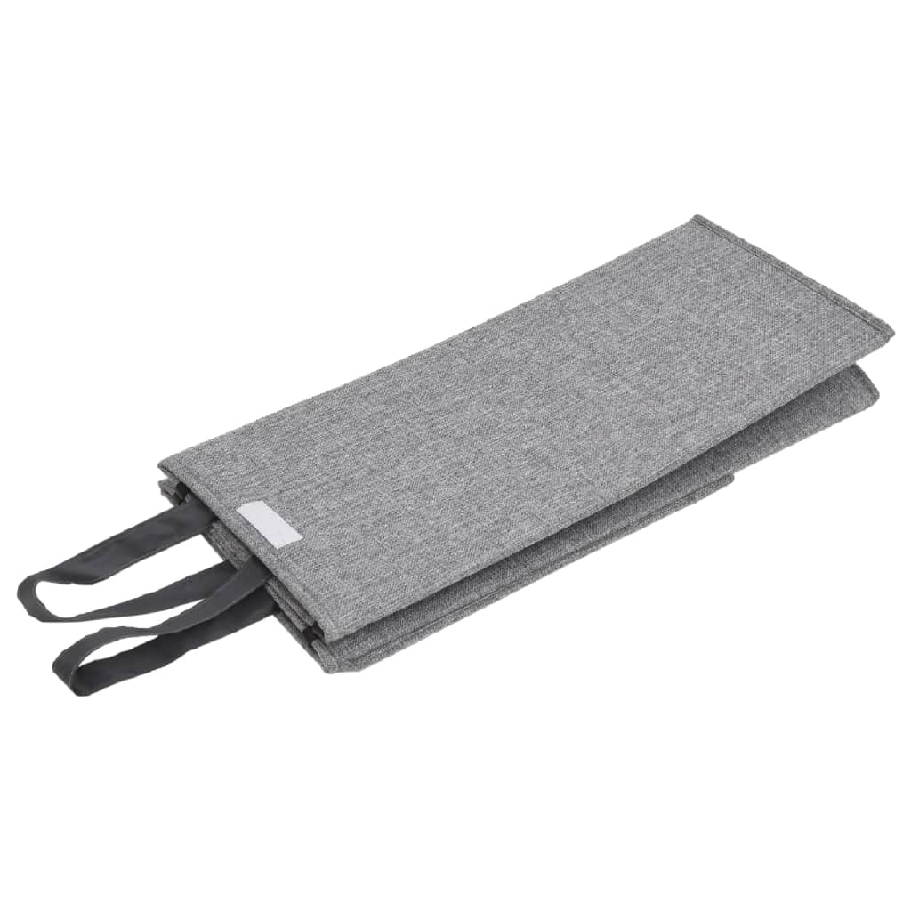 Sklopiva košara za rublje siva 26x34,5x59,5 cm umjetno platno