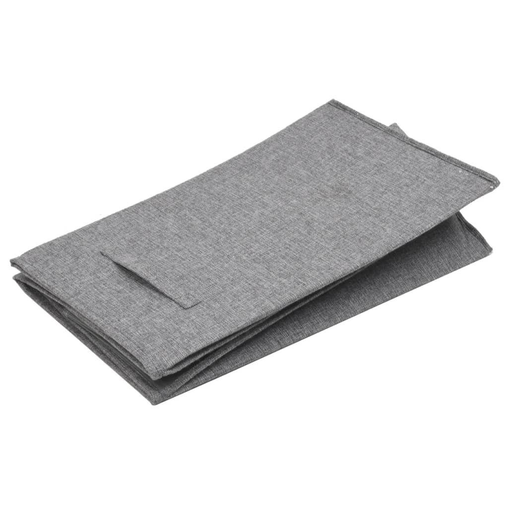 Sklopiva košara za rublje siva 51x34,5x59,5 cm umjetno platno