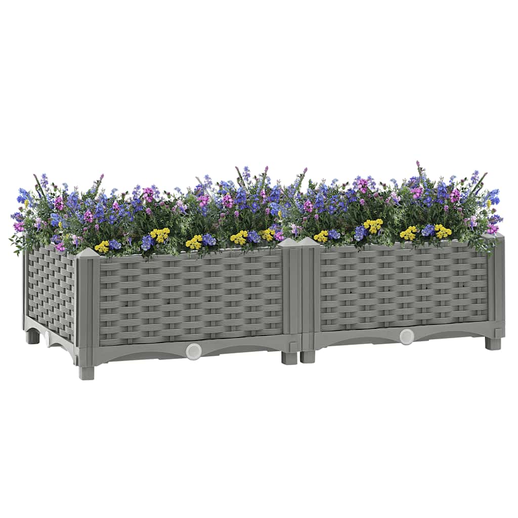 Povišena gredica 80 x 40 x 23 cm od polipropilena