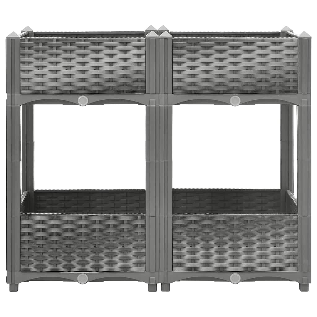 Povišena gredica 80x40x71 cm od polipropilena