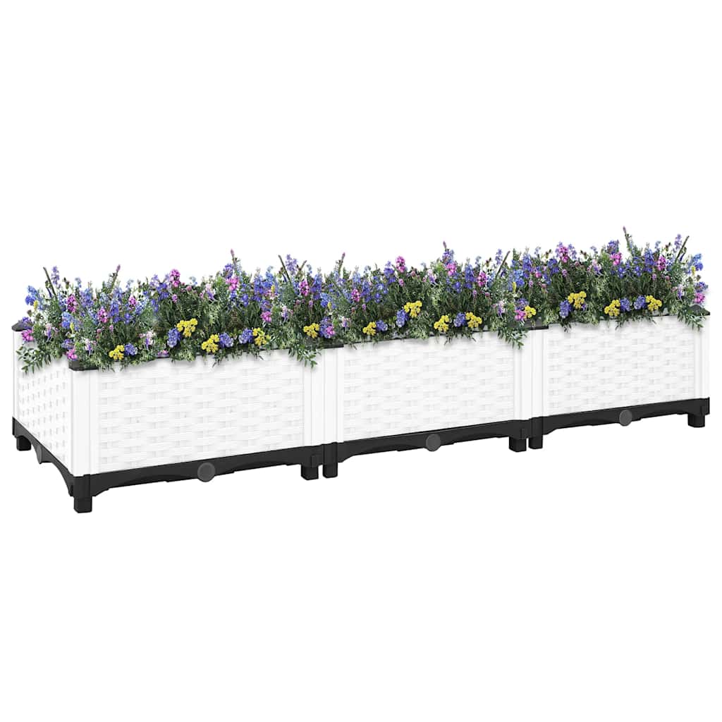 Povišena gredica 120x40x23 cm od polipropilena