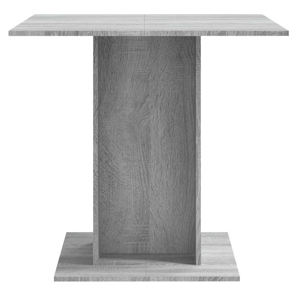 Blagovaonski stol boja hrasta 80 x 80 x 75 cm konstruirano drvo