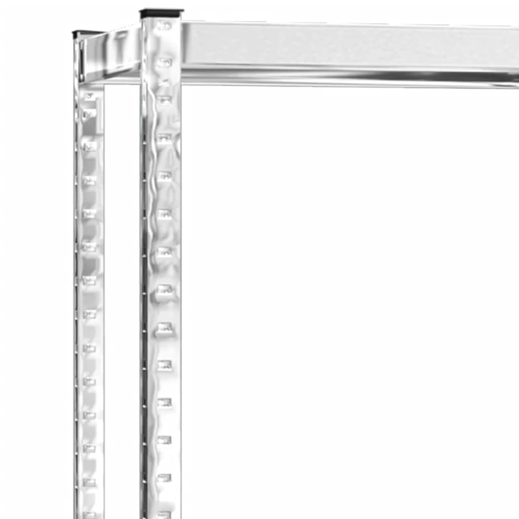 Stalci za gume s 2 razine 4 kom srebrni 110x40x110 cm čelični