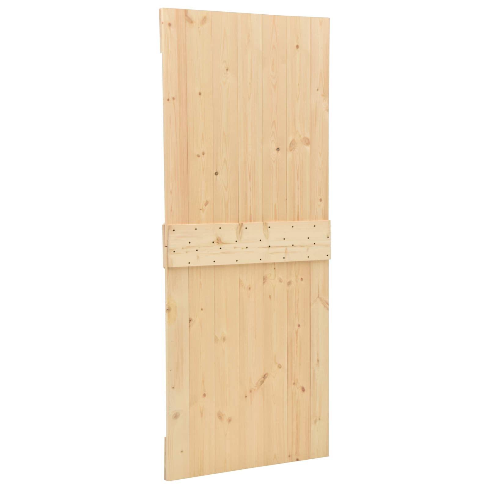 Vrata NARVIK Prirodna 90 x 210 cm Čvrsta borovina