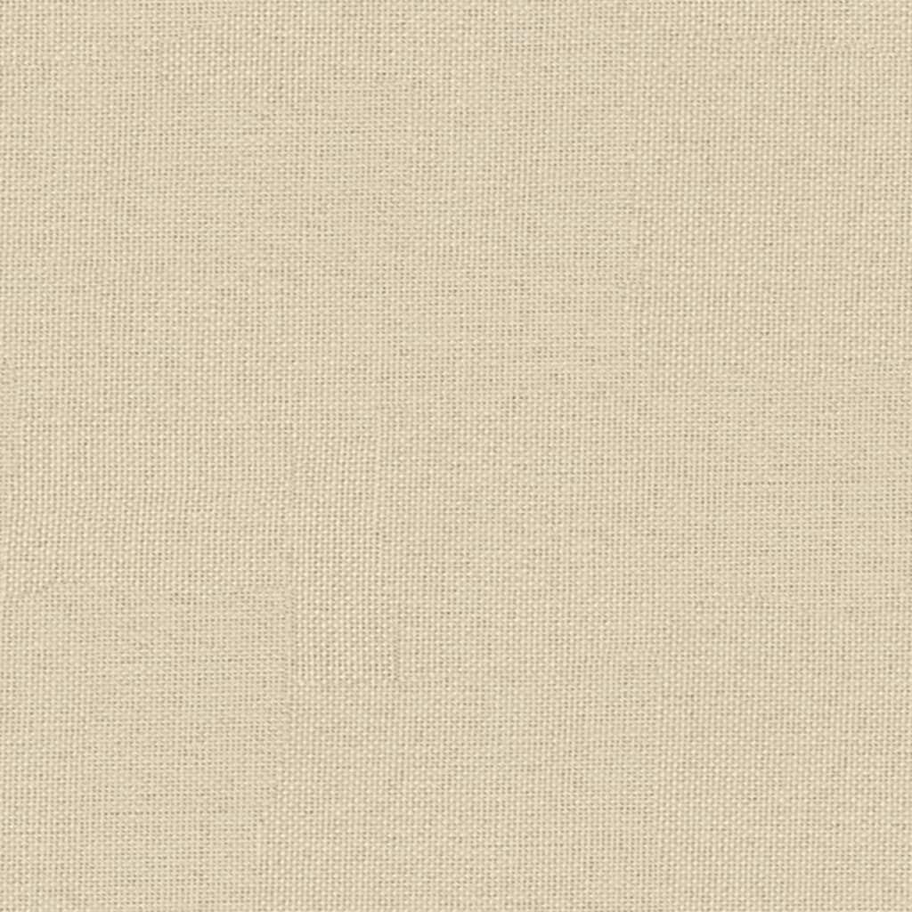 Ležaljka krem 52 x 75 x 76 cm od tkanine