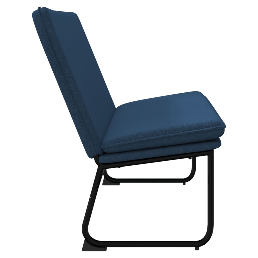 Klupa plava 100 x 75 x 76 cm od tkanine