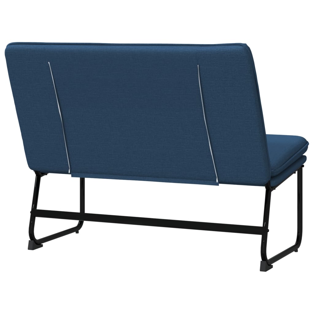 Klupa plava 100 x 75 x 76 cm od tkanine