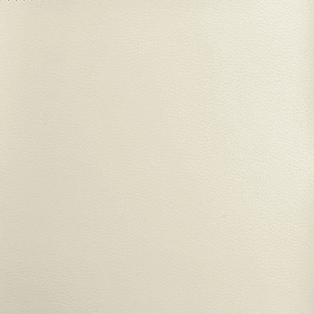 Ležaljka krem 54 x 75 x 76 cm od umjetne kože