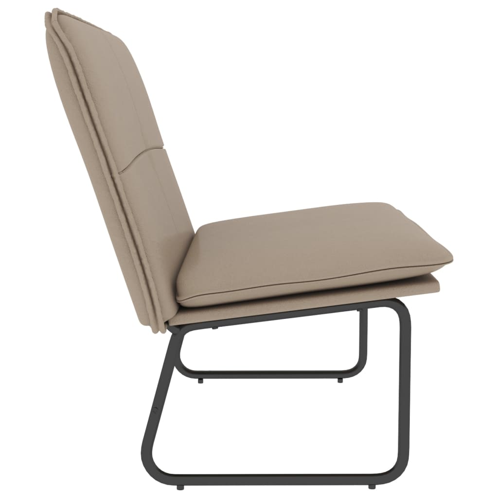 Klupa boja cappuccina 100 x 75 x 76 cm od umjetne kože