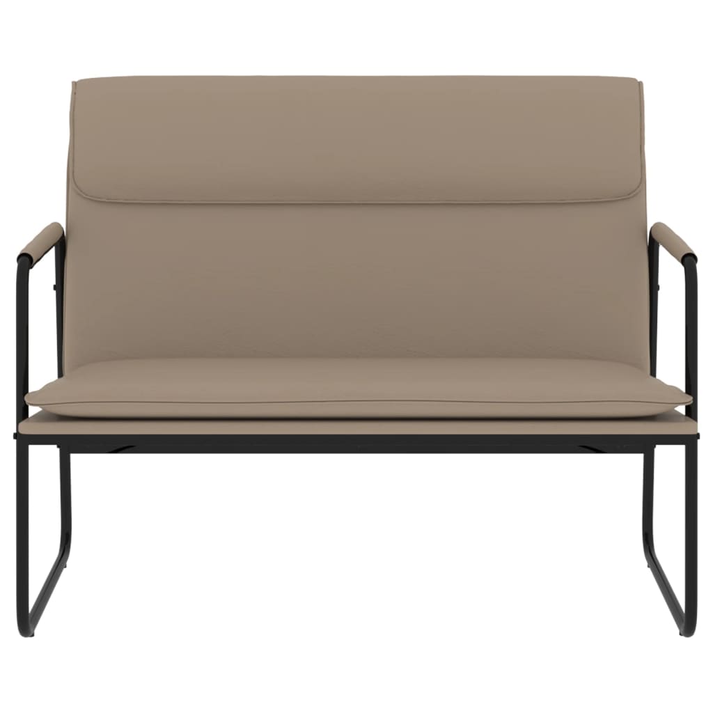 Klupa boja cappuccina 100x64x80 cm od umjetne kože