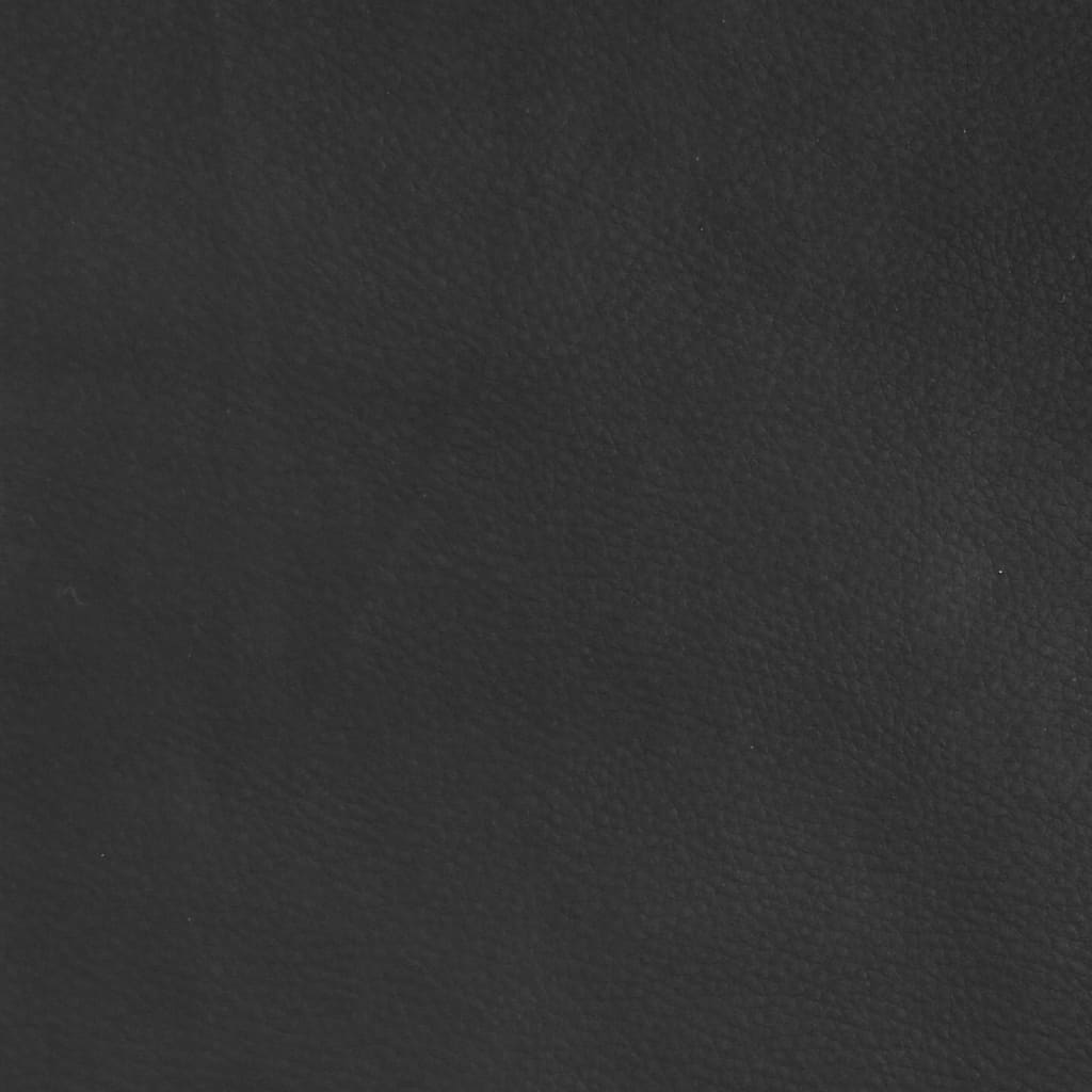 Klupa crna 107 x 80 x 81 cm od umjetne kože