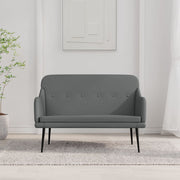 Klupa tamnosiva 110 x76 x 80 cm od tkanine