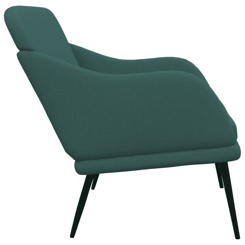 Klupa tamnozelena 110 x76 x 80 cm od tkanine