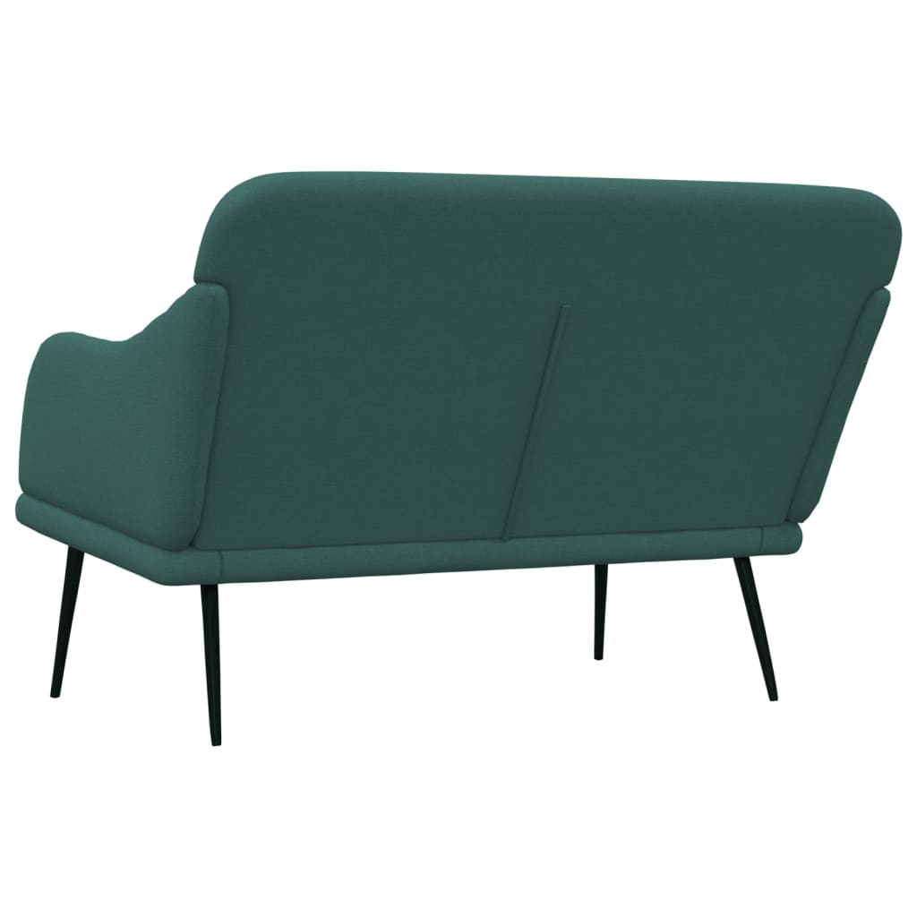 Klupa tamnozelena 110 x76 x 80 cm od tkanine